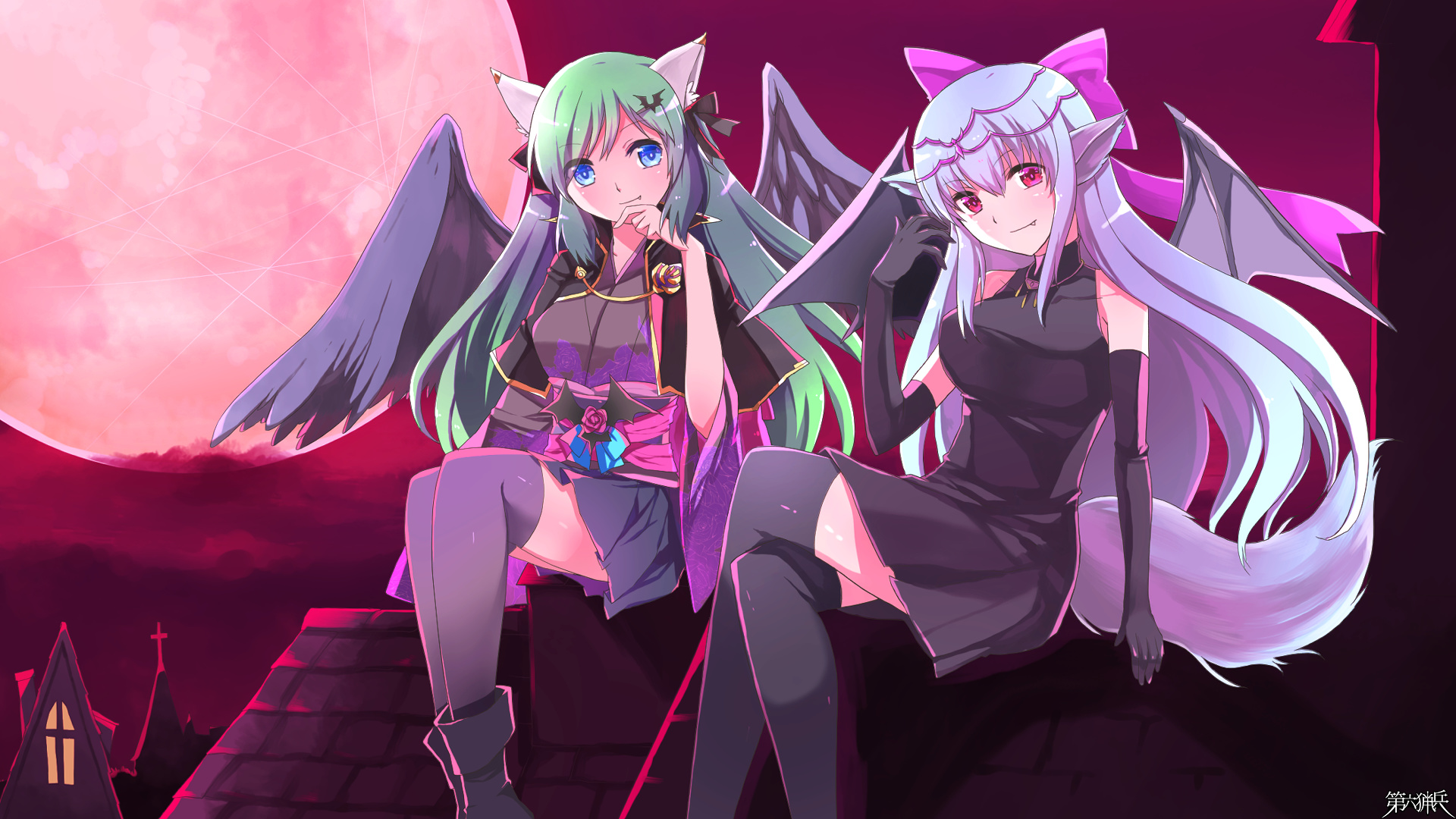 紅き月の廻る夜