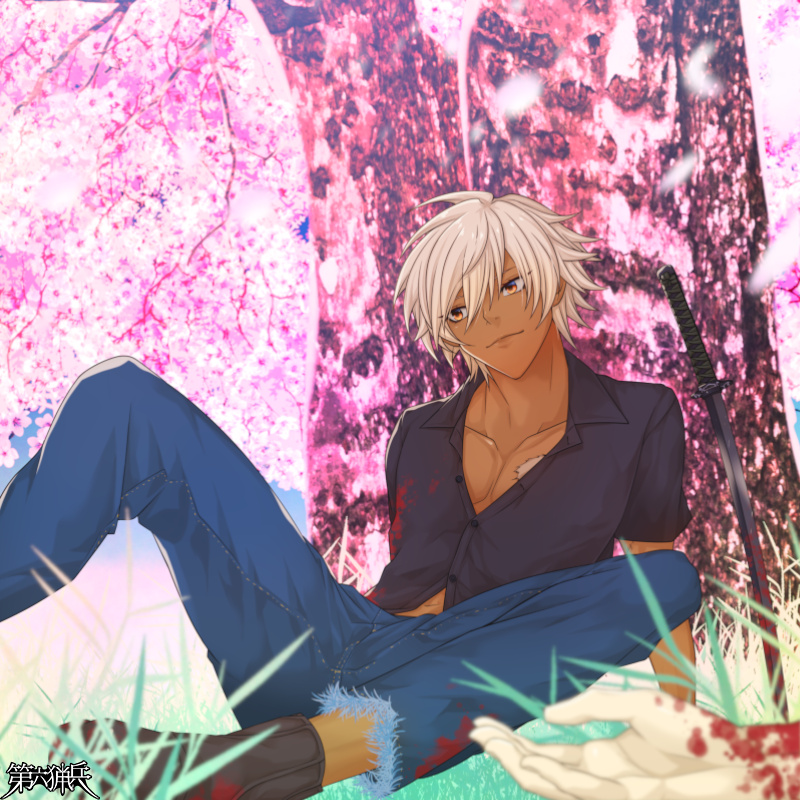 花びら散らして