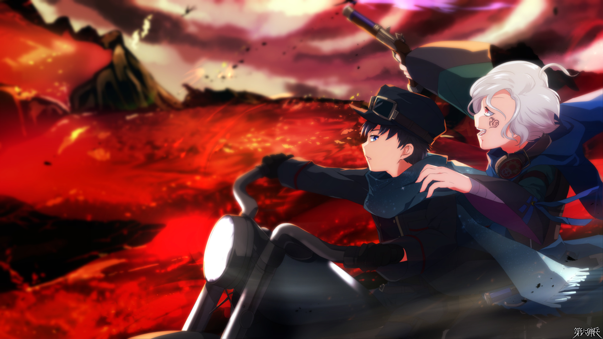 　いつもと逆の、　