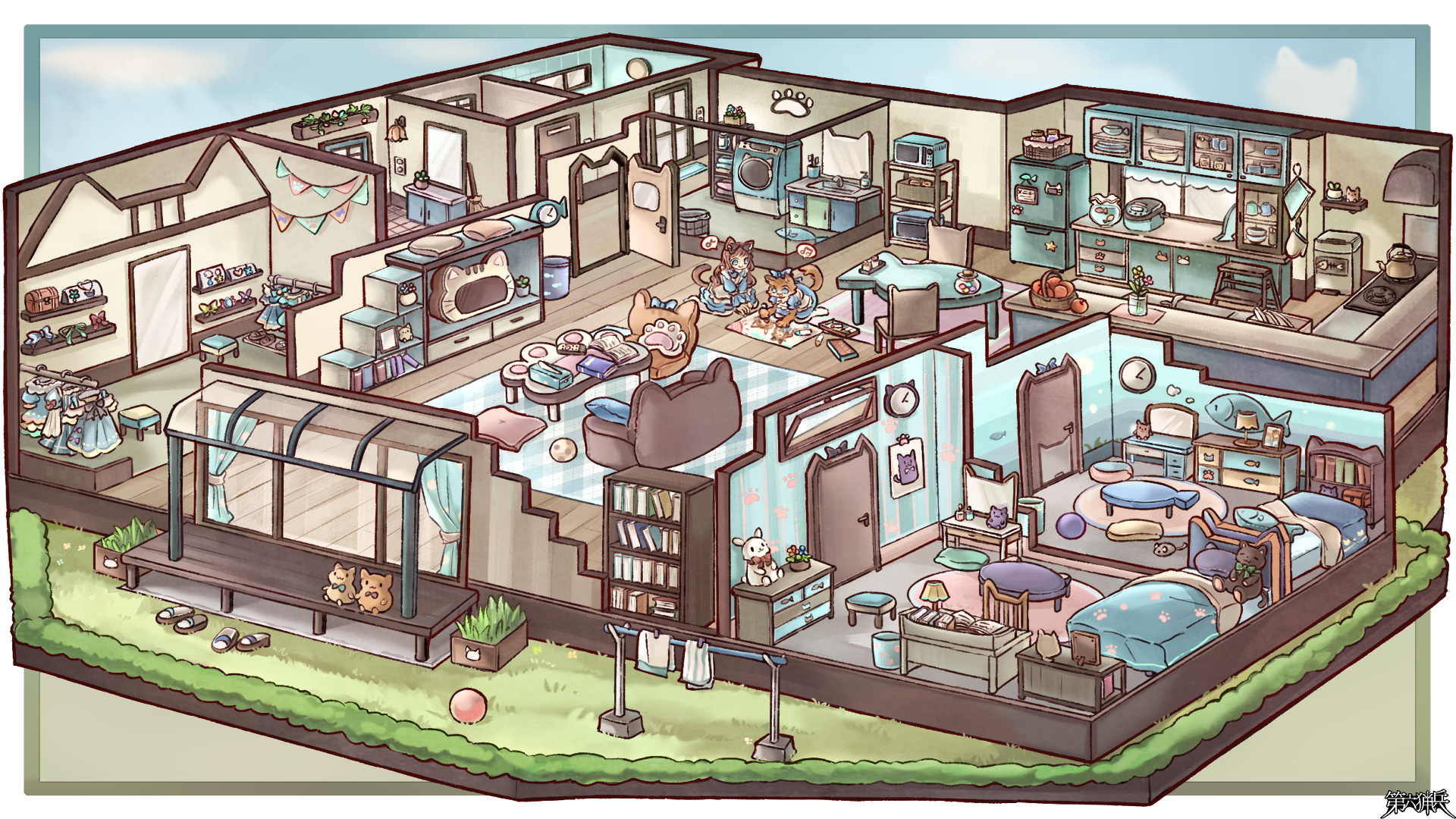 フォレストキャット宅の平穏な一日