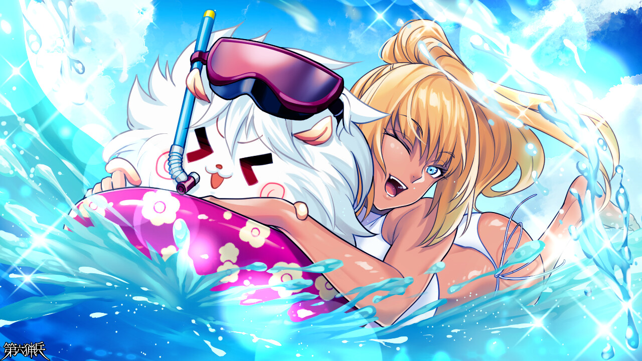 もふもきゅビーチ！