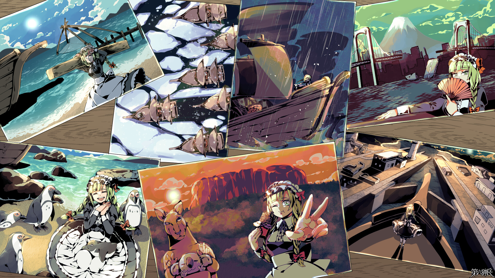 バルタン艦隊、世界一周！